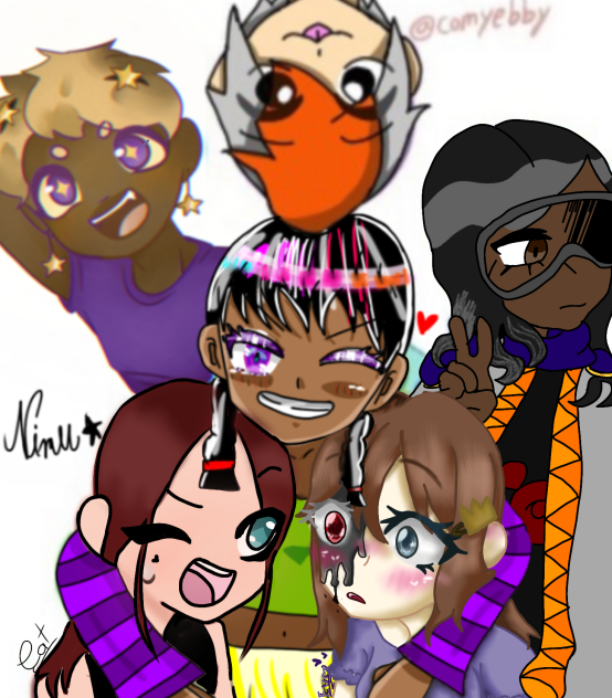 Collab avec Nimu et Cat (Et Évo)