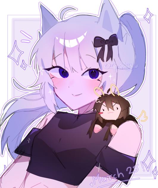 My friend Ruby !💜