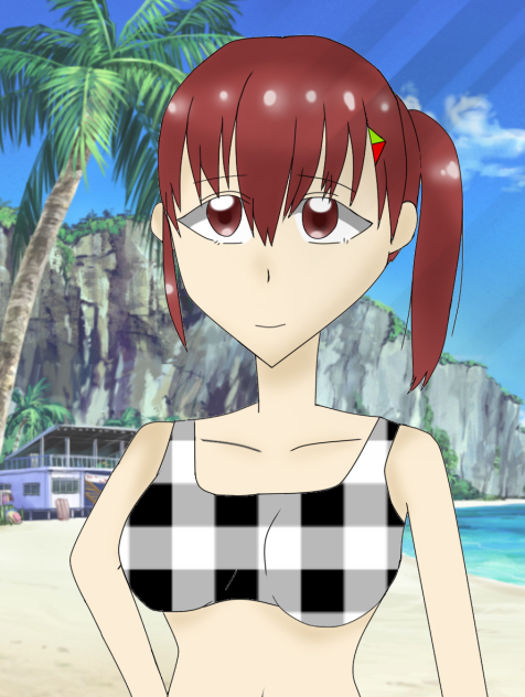 水着の女の子
