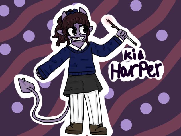 My oc Harper as a kid
