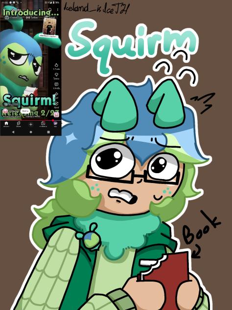 🐛 MEET NEW TOON SQUIRM 🐛 (Human Ver.)
