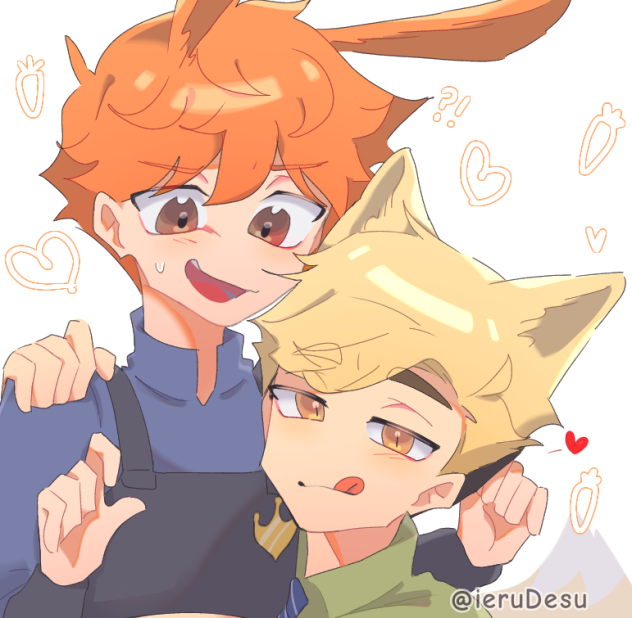 Atsumu x Hinata but ZOOTOPIA❓❓ 🤨
