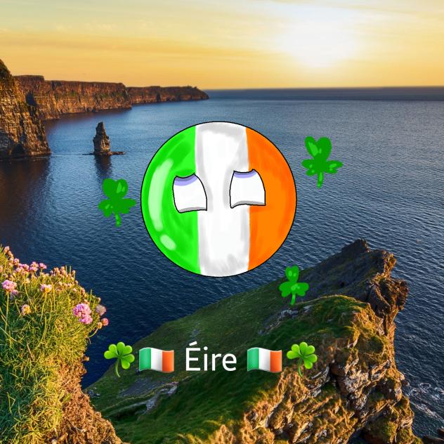 ☘️🇮🇪Ireland Countryball!🇮🇪☘️