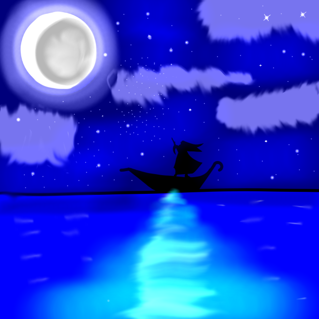 the moon - ibisPaint