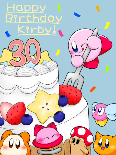 カービィさんお誕生日おめでとう‼︎