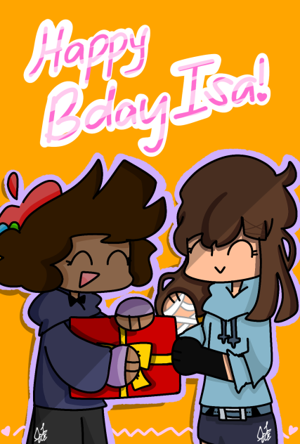 Gift and Contest Entry For Isa!