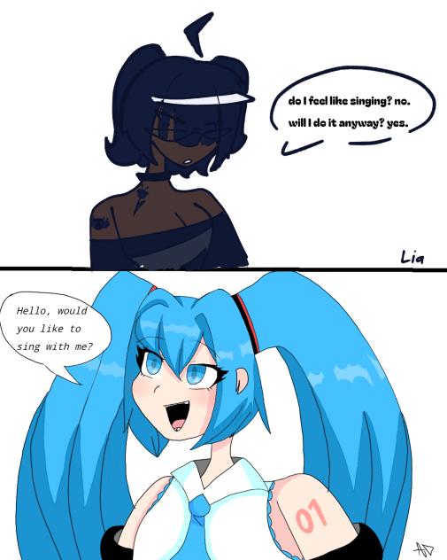 a Miku Collab