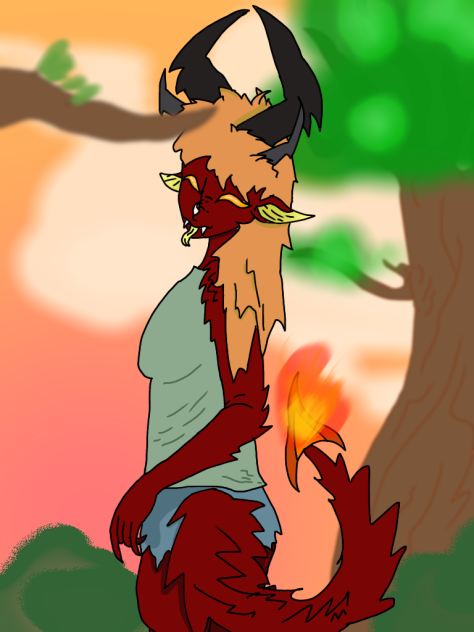 Full Summer in woods