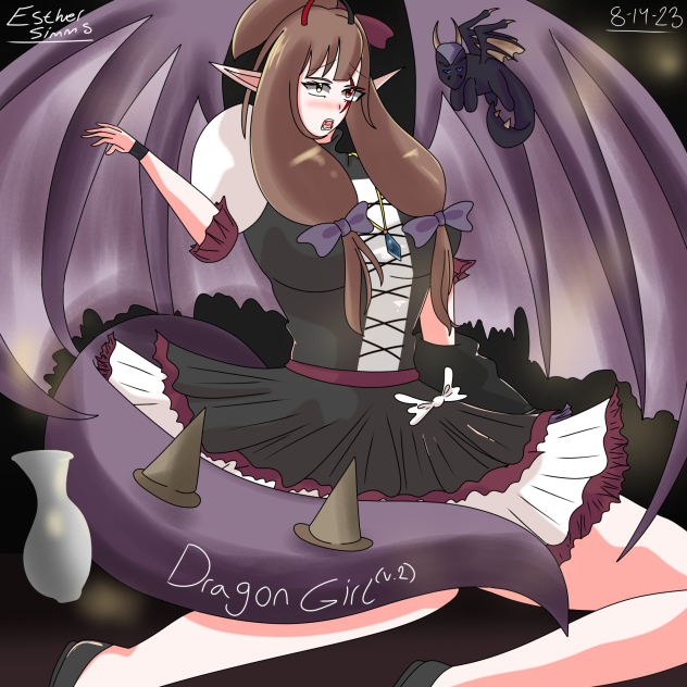 Dragon girl 🐉 [REDRAW]