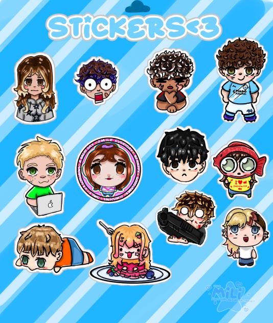 OC STICKER SHEET♡