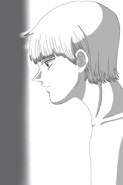 横顔
