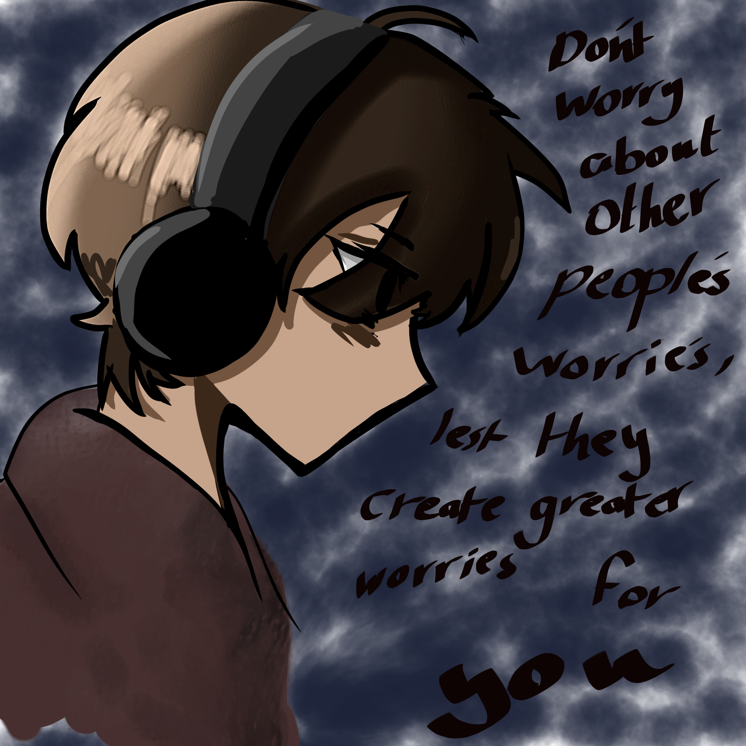 just me 😌 - ibisPaint
