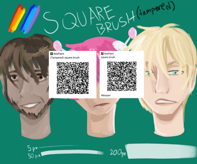 SQUARE BRUSH - ibisPaint