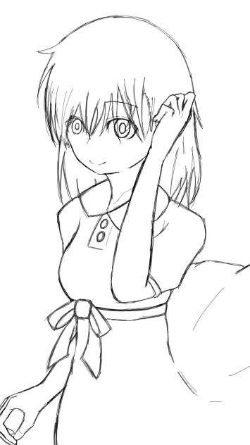間桐桜 線画