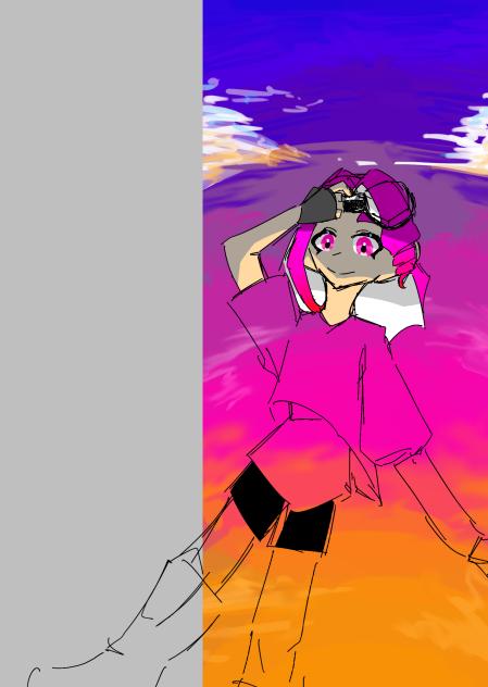 描きかけ「フレンド」