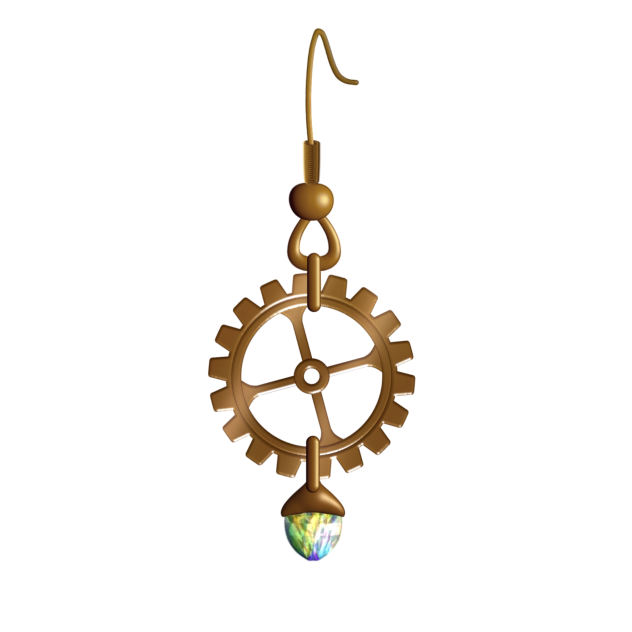 Steampunk earring 2