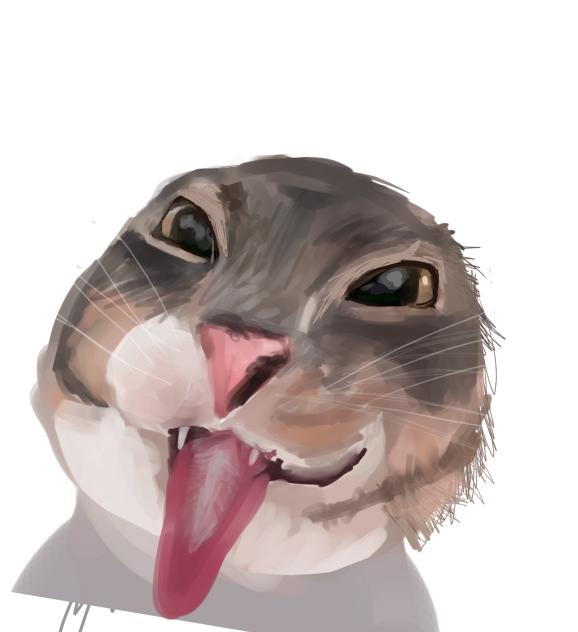 Freaky cat😜😍 (lazy doodle)