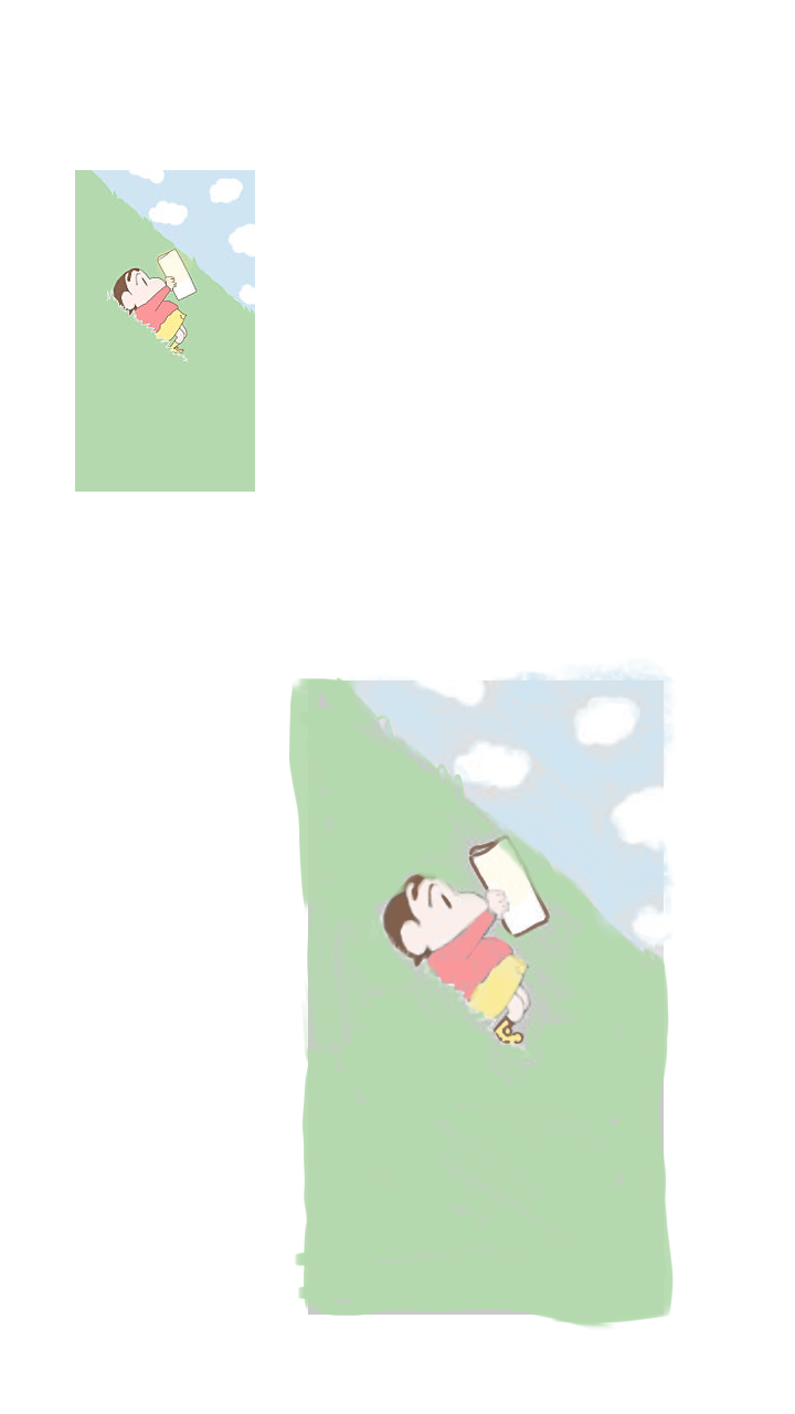 クレヨンしんちゃん 塗り絵 Ibispaint