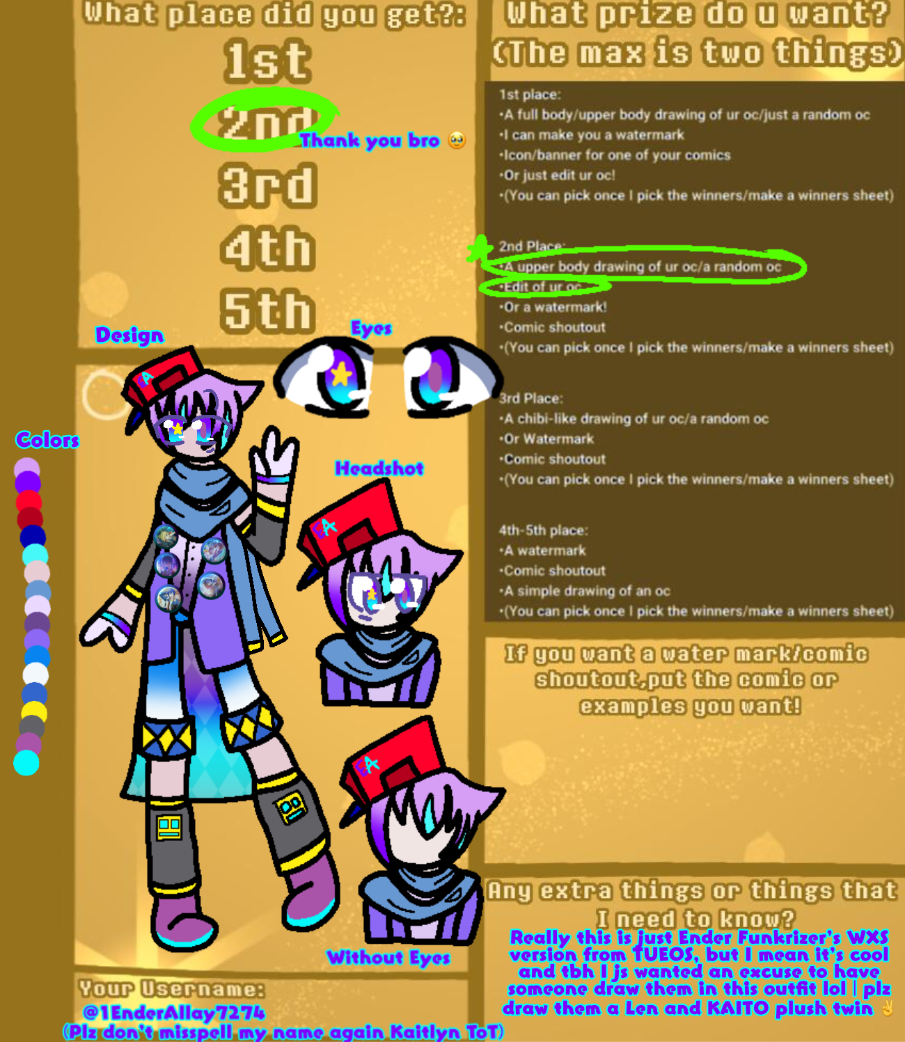 Kaitlyn DTIYS Winner Sheet =D (remake) - ibisPaint