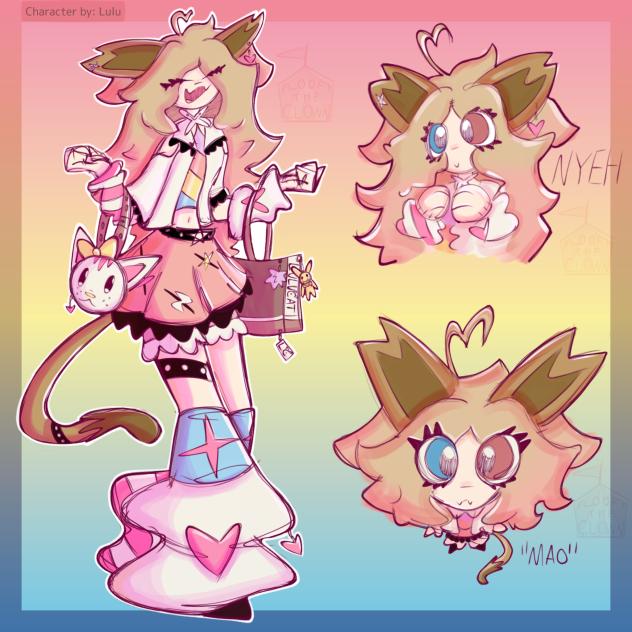 Fanart of Lulu's sona