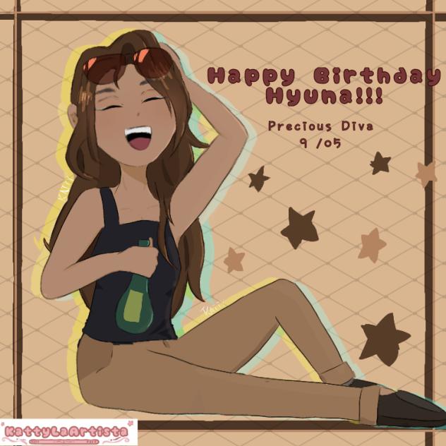 HAPPY BIRTHDAY HYUNA !!