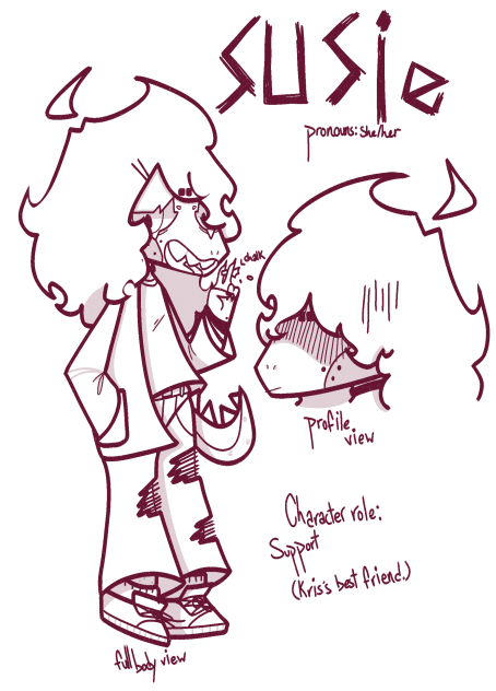 Susie character sheet