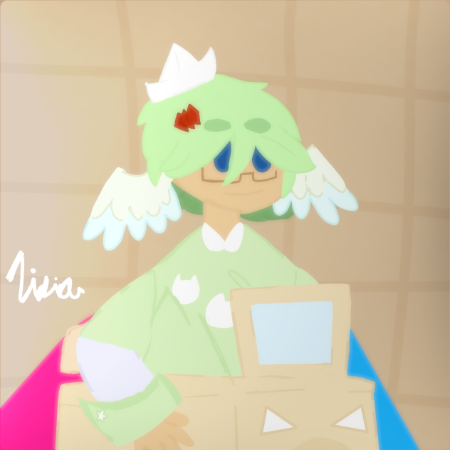 Drawing my friend gacha online oc