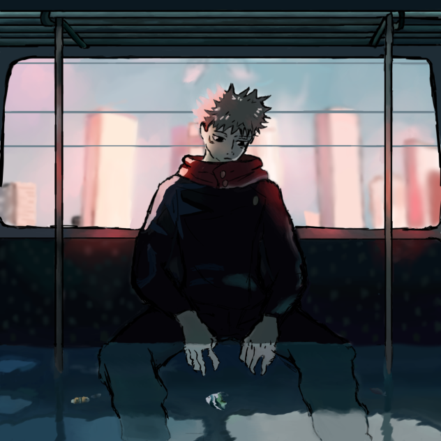 Shibuya train scene