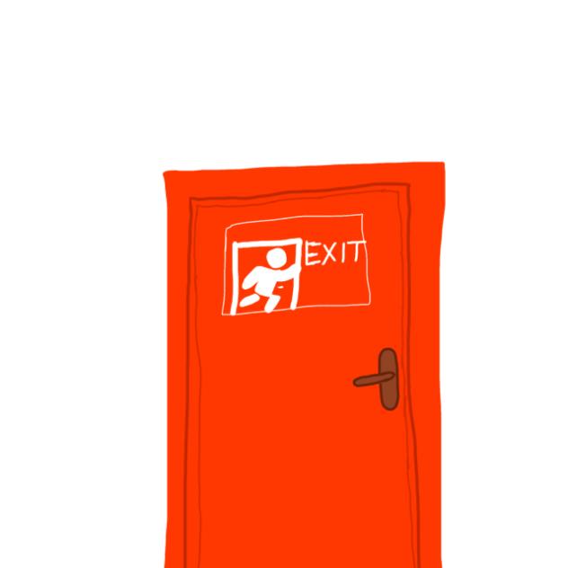 TADC EXIT DOOR