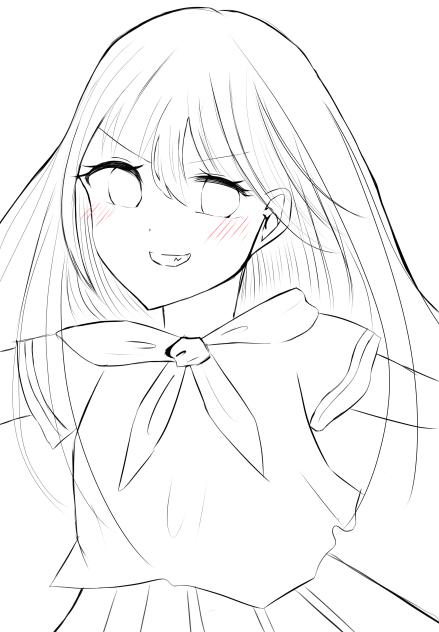 ロングヘアの女の子