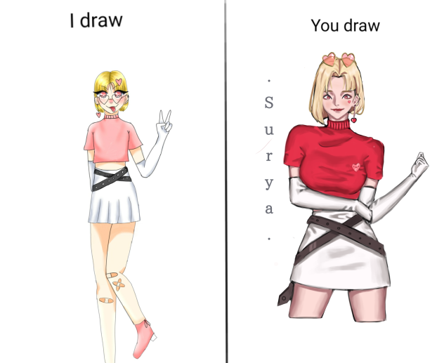 I draw, you draw but in your style