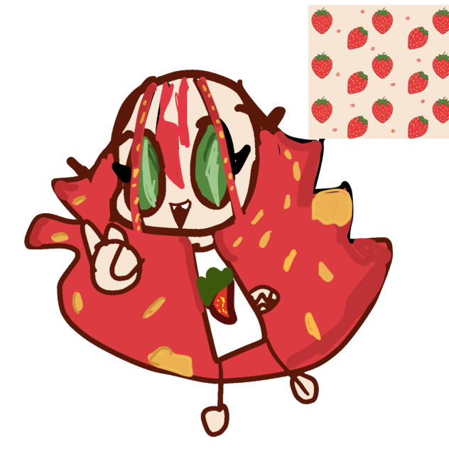 Strawberry Inspired Oc ibisPaint