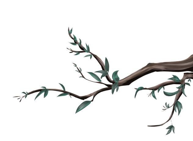 Branch of tree Chinese style