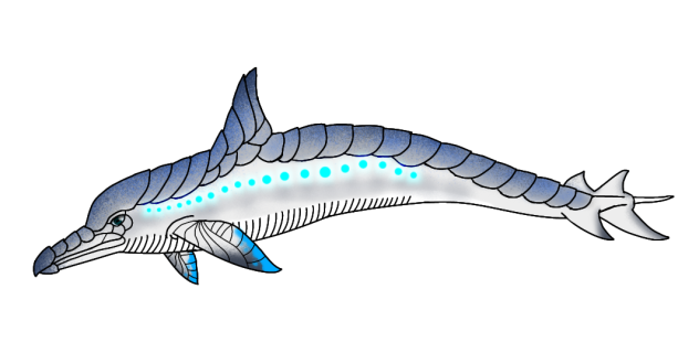 Delphian Space Dolphin glows2