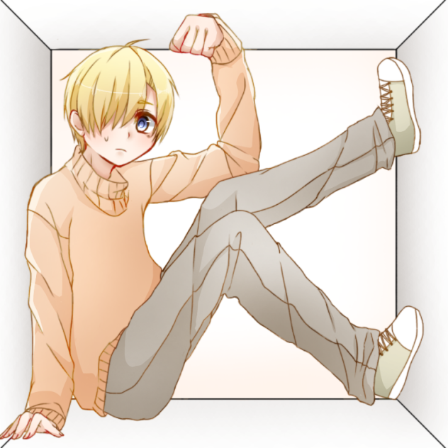 線画を借りて塗ってみた。