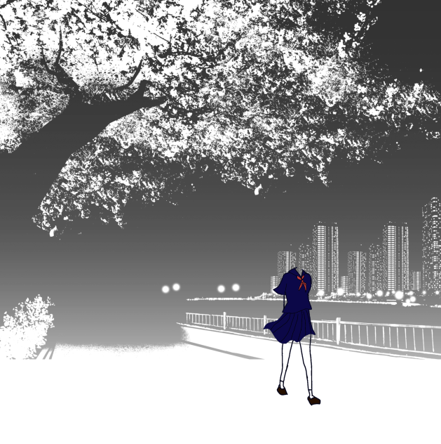 透明人間首なし少女