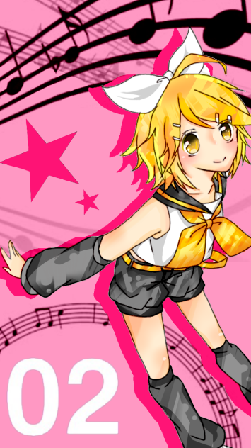 中1がリンちゃん塗ってみた