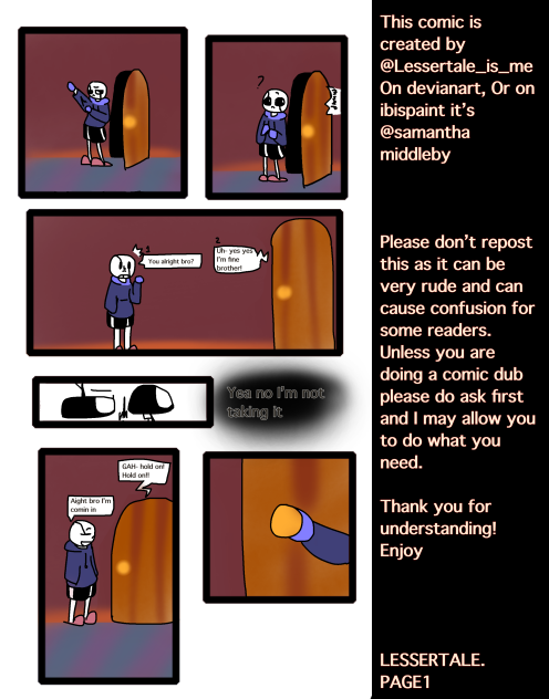 LESSERTALE. PAGE1