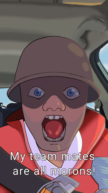 MY TEAM ARE ALL MORONS!!1!