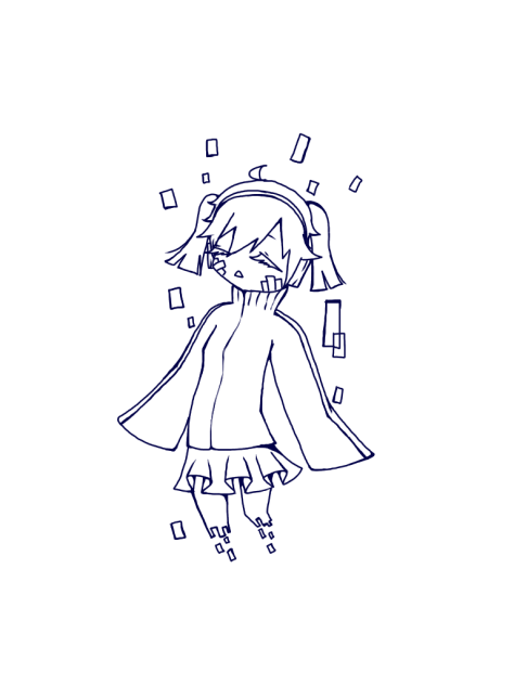 ミニマムエネちゃま【線画】