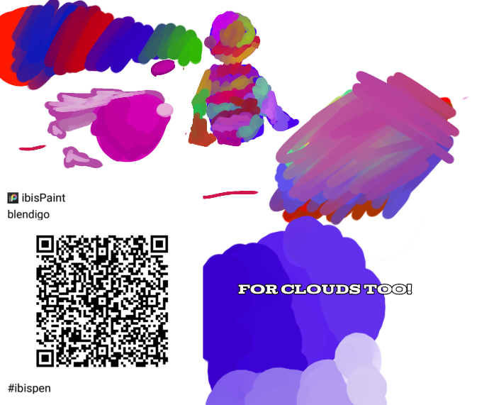 doodle and cloud brush - ibisPaint
