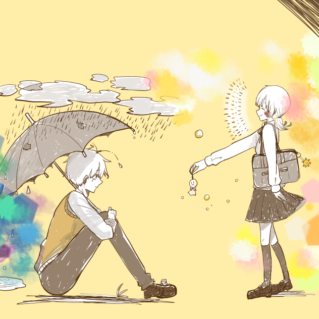 雨男 と 晴れ女