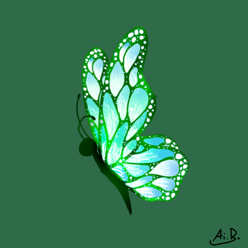 Butterfly 🦋 💚 - ibisPaint