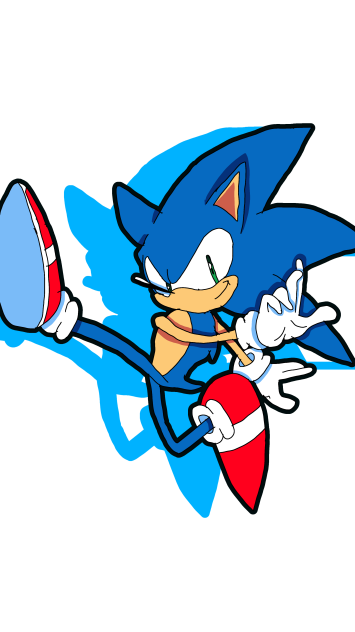 Sonic smash ultimate pose