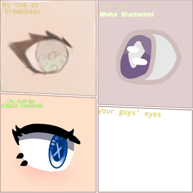 yay wowie woohoo an eye collab