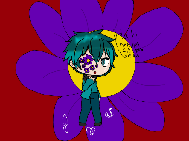 flower boi (literally a flower boi)