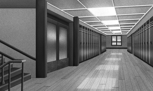 School corridor