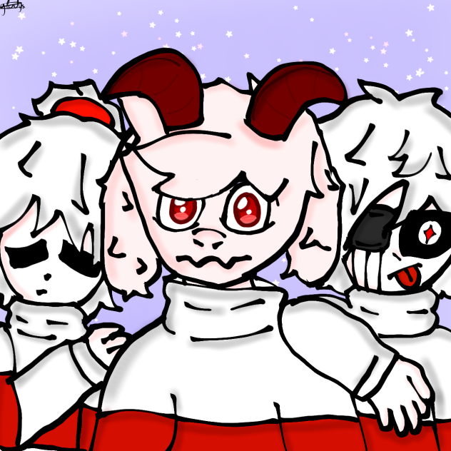 Lyltale -Frisk,Asriel Chara - (my au)