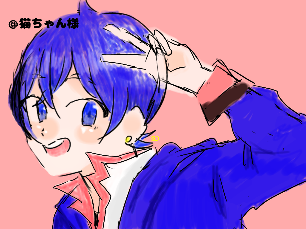 ミスターブルー落書き - ibisPaint