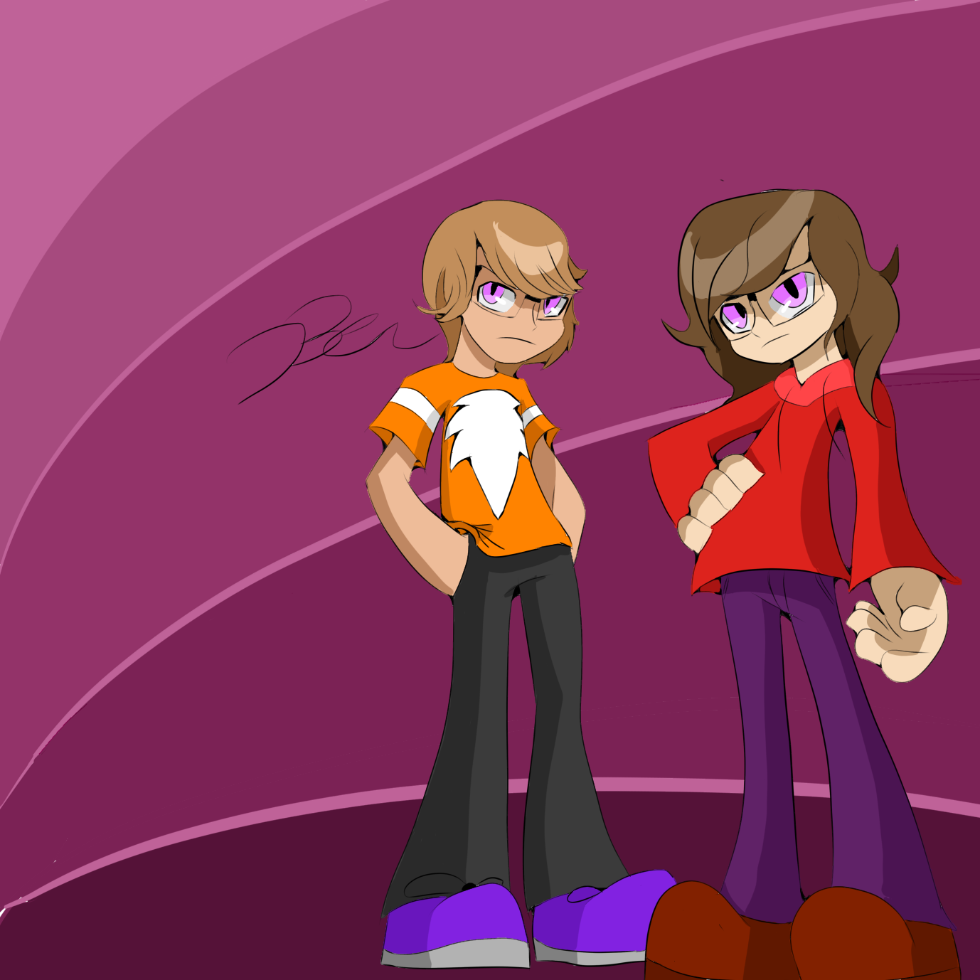Me and my bro - ibisPaint